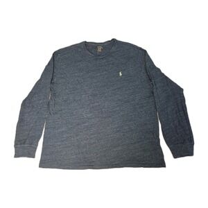 Polo Ralph Lauren Men's Gray Long Sleeve T-Shirt Crew Neck Size XL